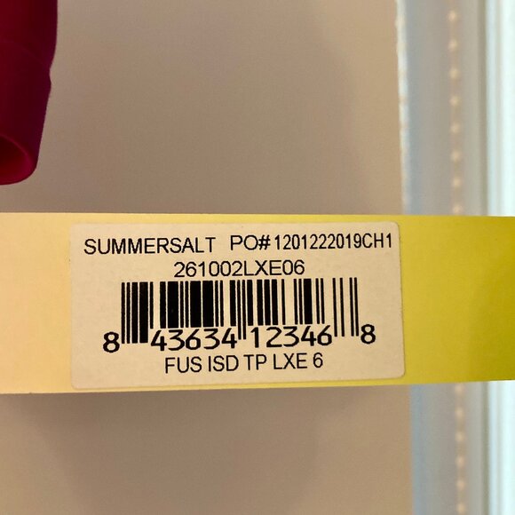 Summersalt Fused Islander Bikini Top - Orchid/Sunset - Size 6 - Picture 3 of 4